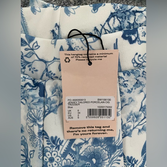 Missguided Co Ord Porcelain Print set brand new - Sold as set - Picture 5 of 5